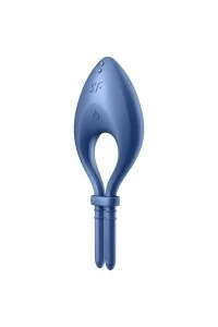 SATISFYER BULLSEYE ANILLO VIBRADOR - AZUL