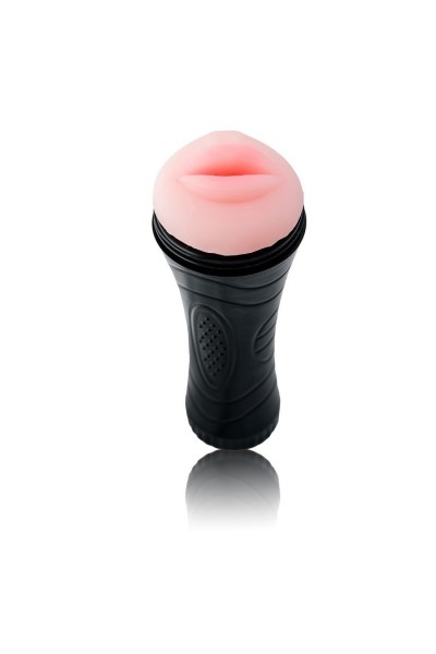 BOCA MASTURBADOR CON VIBRADOR 7 RITMOS