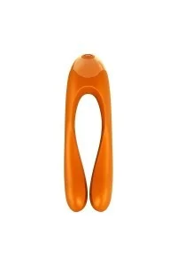 SATISFYER CANDY CANE VIBRADOR DEDO NARANJA