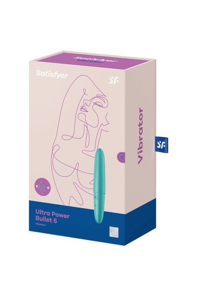 Bullet Vibrante Ultra Power Bullet 6 turchese - Satisfyer