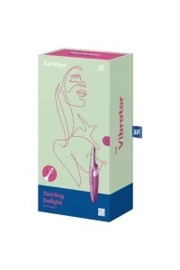 SATISFYER TWIRLING DELIGHT ESTIMULADOR CLITORIS MORADO