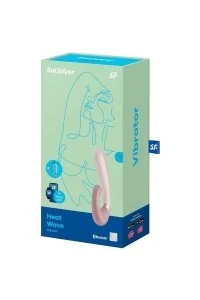 Vibratore rabbit con app e funzione calore Heat Wave rosa