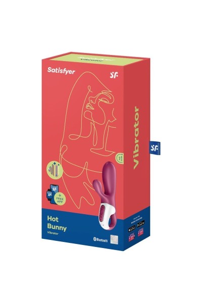 Vibratore rabbit con app e funzione calore Hot Bunny