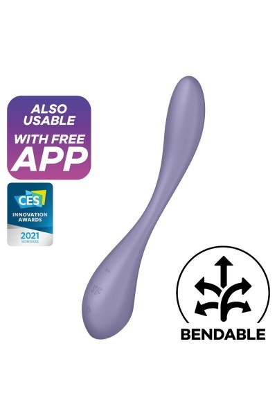 Vibratore punto G con app Flex 5+ viola