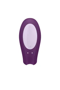 Vibratore per coppia Double Joy viola