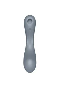 Vibratore punto G e succhia clitoride Trinity 1 grigio