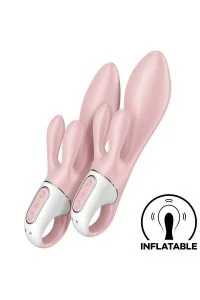 Vibratore rabbit gonfiabile Air Pump Bunny 3 rosa