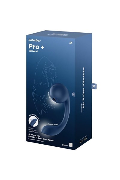 Stimolatore clitorideo Pro+ Wave 4 blu