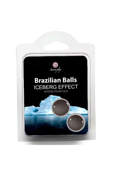 Lubrificante Brazilian Balls Iceberg Effect 2 pz.