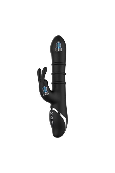 Vibratore rabbit con anelli e movimento su e giù Reipo