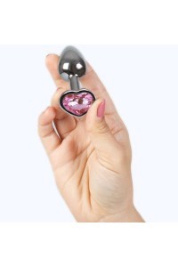 Plug anale Secret Pleasure Heart fucsia 7 cm