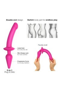 Dildo con plug anale  Plug-In Switch