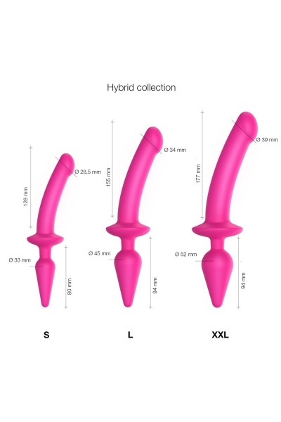 Dildo con plug anale  Plug-In Switch