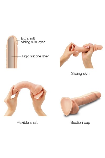 Dildo realistico Sliding skin