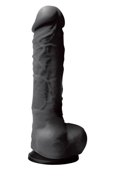 Dildo realistico Colours Pleasure 18,5 cm nero