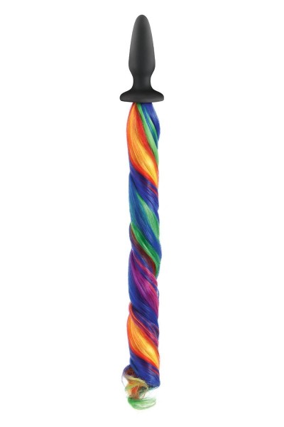 Plug anale Unicorn Tails Rainbow