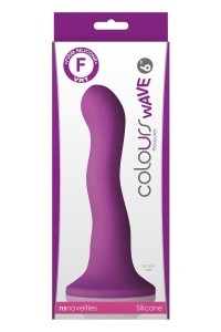 Dildo viola Colours Wave 19 cm