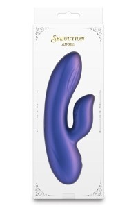 Vibratore rabbit Seduction Angel blu metallizzato