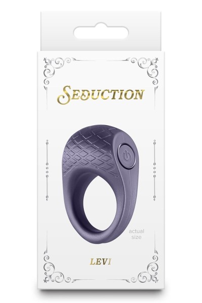 Anello vibrante Seduction Levi grigio