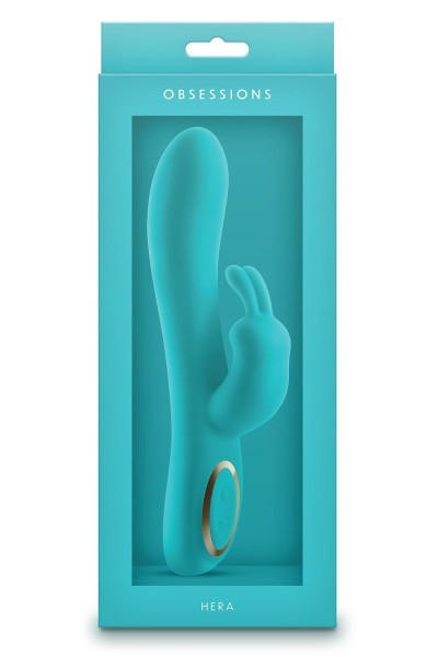 Vibratore rabbit Obsessions Hera azzurro