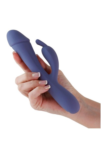 Vibratore rabbit Obsessions Scarlett blu scuro