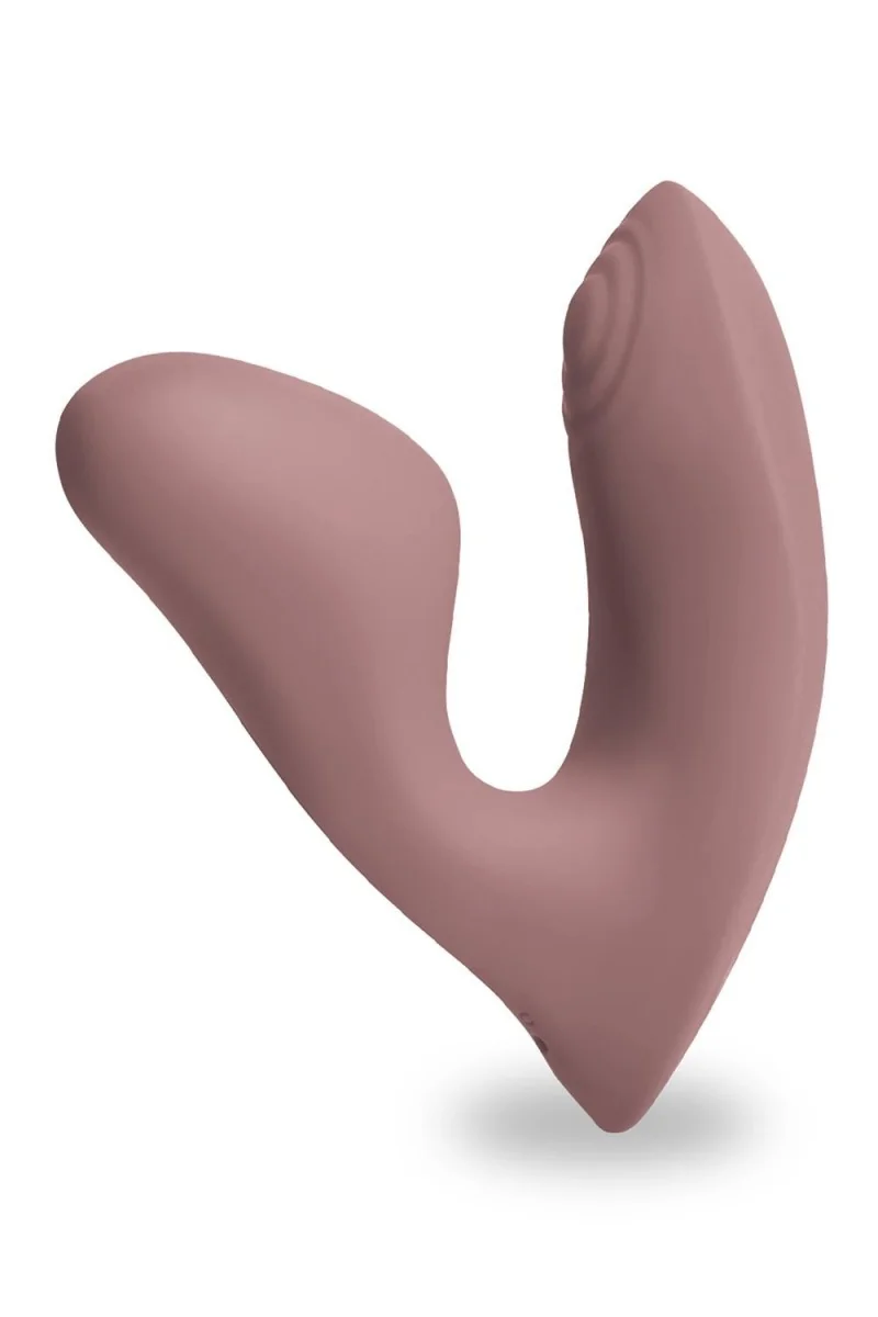 Stimolatore vaginale clitorideo Demure rosa