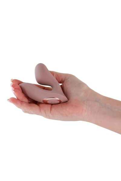 Stimolatore vaginale clitorideo Demure rosa