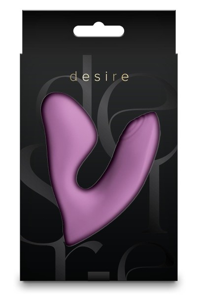 Stimolatore vaginale clitorideo Desire Demure viola