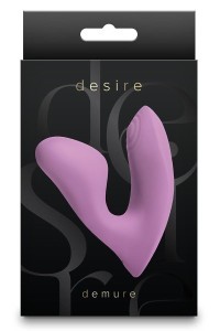 Stimolatore vaginale clitorideo Desire Demure viola