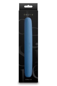 Vibratore classico Desire Amore blu