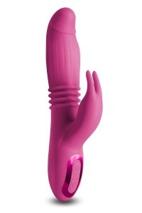 Vibratore rabbit con spinta Inya Passion rosa