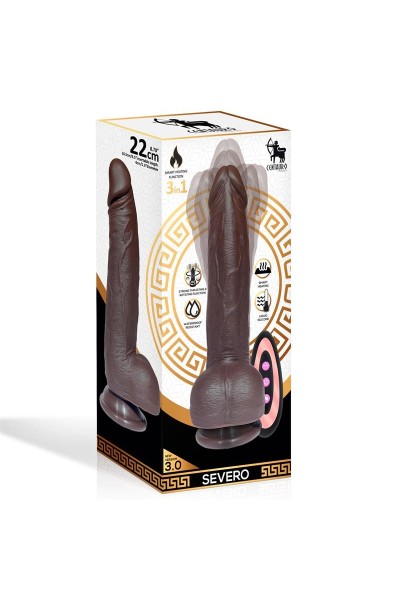 Vibratore realistico rotante con effetto calore Severo