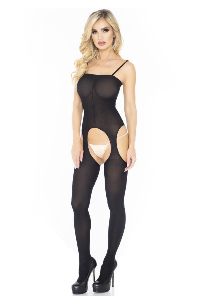 Bodystocking con reggicalze