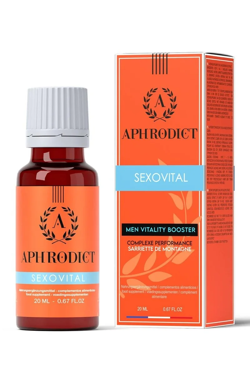 Stimolante sessuale per uomo Aphrodict Sexovital 20 ml