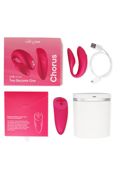 Vibratore per coppia Chorus rosa