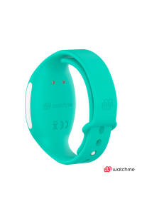 Uovo vibrante azzurro con tecnologia Watchme