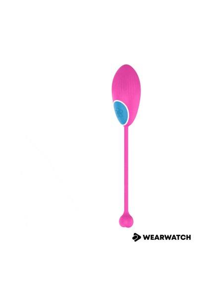 Uovo vibrante fucsia con tecnologia Watchme con telecomando acqua