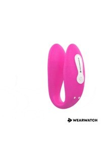 Vibratore per coppia fucsia con tecnologia Watchme