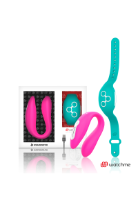 Vibratore per coppia fucsia con tecnologia Watchme