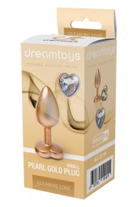 Plug anale Pearl Gold small