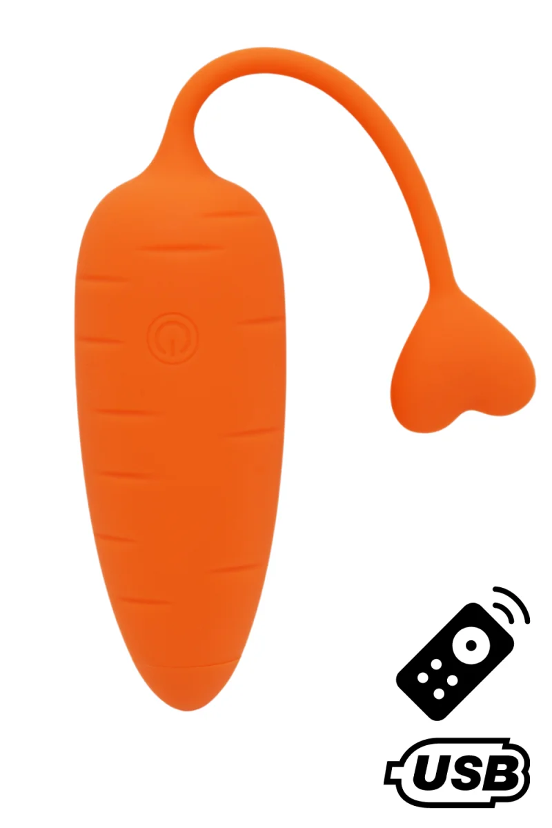 Uovo vibrante a forma di carota Carrot