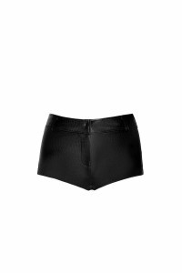 Shorts wetlook effetto coccodrillo