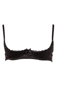 Reggiseno nero con ferretto