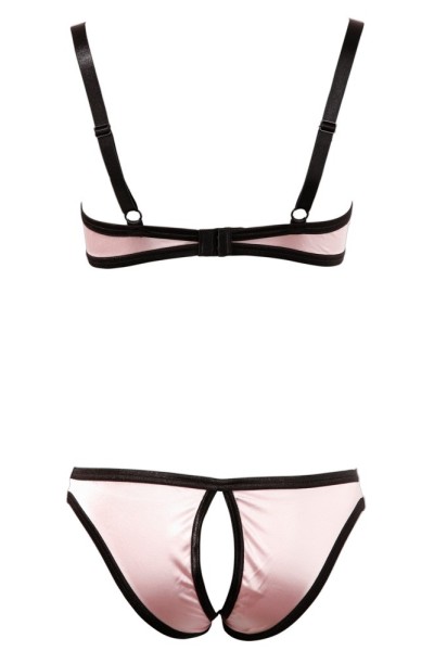 Completo intimo 2 pezzi carioca rosa-nero