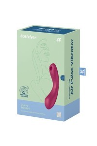 Vibratore punto G e succhia clitoride Trinity 1 rosso