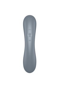 Vibratore punto G e succhia clitoride Trinity 1 grigio