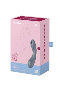 Vibratore punto G e succhia clitoride Trinity 1 grigio