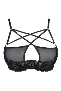 Reggiseno nero con ferretti V-10051