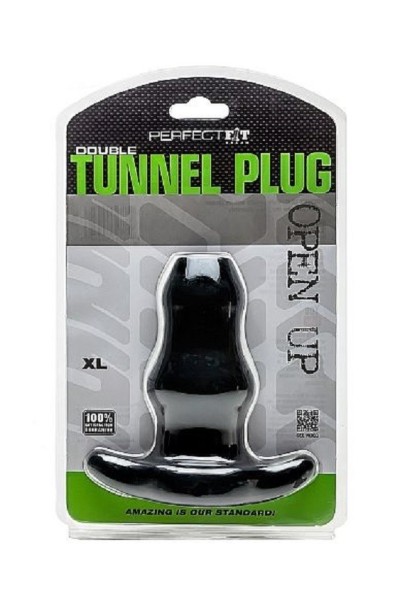 Plug anale Double Tunnel Plug XL nero