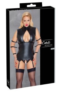 Guepiere bondage con slip aperti